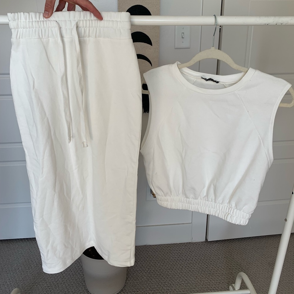 Shirt and skirt set, Zara, size small, barely worn